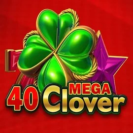 40 Mega Clover slot logo by Amusnet Interactive at Luckygem Casino