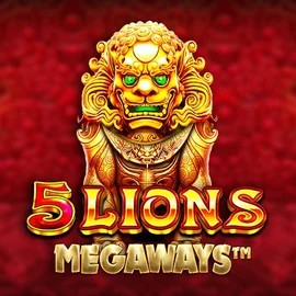 5 Lions Megaways logo by Pragmatic Play Luckygem Casino