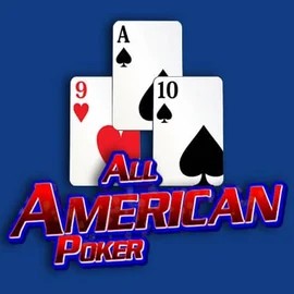 All American Poker logo by RTG (Reel Time Gaming) at Luckygem Casino