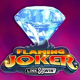 Flaming Joker Link and Win online game logo by Barstruck on luckygemapp.com