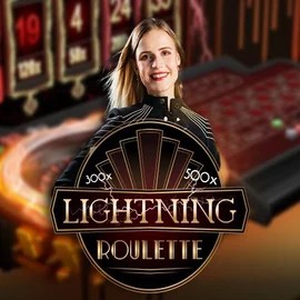 Lightning Roulette casino game by Evolution – featured logo at Luckygem Casino