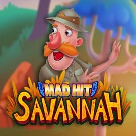Mad Hit Savannah slot logo by RubyPlay at Luckygem Casino